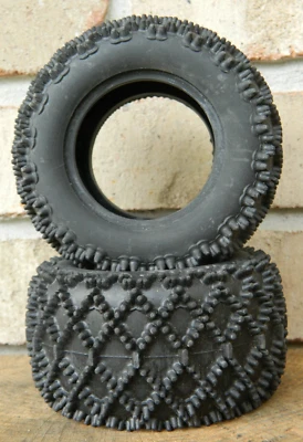 (2) Vintage Duratrax Diamond Spike 2.2" Tires (4"x2.25") - Image 1 of 4