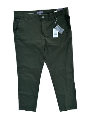NWT ($120.00) IKE by Ike Behar 36 x 32 Olive Green Flex Straight Chino Pants - Image 1 of 4