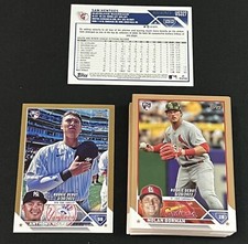 2023 Topps Update Gold Parallel /2023 You Pick From List