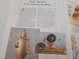 Restauro Fai Da Te scheda tecnica Come dar luce a un samovar in ottone - Picture 1 of 2