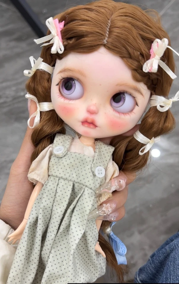 Boneca Blythe feita à mão RBL personalizada com roupas + peruca OB24/OB22 1/6 boneca boneca BJD - Imagem 1 de 4