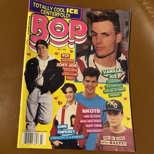 Bop magazine 1991 teen sexy Vanilla Ice NKOTB Joey photo knight abdul wahlberg - Picture 1 of 3