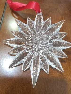 WATERFORD Estrella Cristal Adorno Navidad Foto 1 de 4