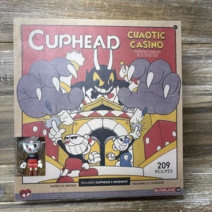 McFarlane Toys Cuphead Chaotic Casino Large Construction Set 209 Pieces Open Box - Picture 1 of 5