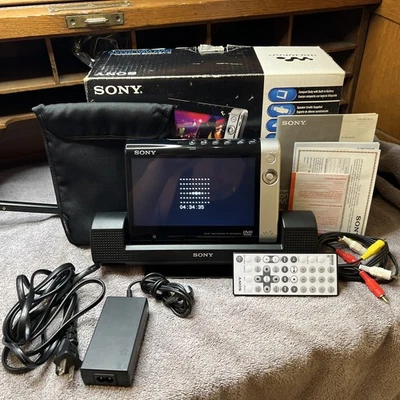 Near Mint Sony Walkman DVE7000S Portable DVD Player: Fully Working Remote - Image 1 of 4