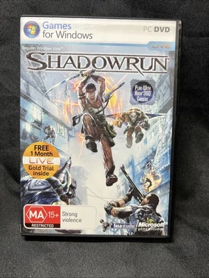 ShadowRun PC/DVD Game single disc with booklet and product key. - Image 1 of 4