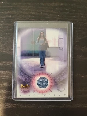 Tarjeta 2004 Inkworks Buffy Vampire #PW-5 Michelle Trachtenberg Pieceworks AMANECER Foto 1 de 2
