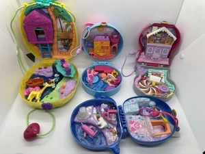 Konvolut 4 gebrauchte Polly Pocket Tiny Compact 2019 / 2020 - Bild 1 von 10