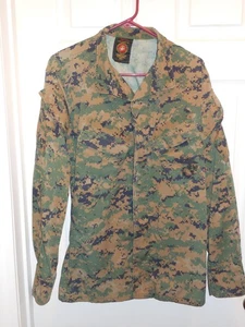 USMC Marines Camicia Uomo Piccola Regolare MCCUU Mimetica Bosco Digitale Tattica - Foto 1 di 4