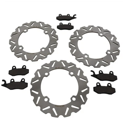 Rotores de freno y pastillas de freno deportivos delanteros y traseros Can-Am Commander 800R XT 2011-2017 Foto 1 de 3