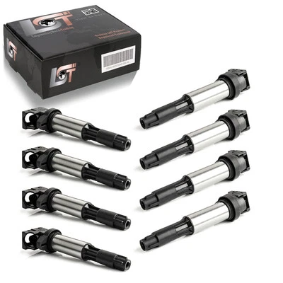 8 uds bobina de encendido módulo de encendido unidad de encendido para BMW 5 6 7 X5 X6 B6 B7 3.6 4.0 4.4 4.8 Foto 1 de 4