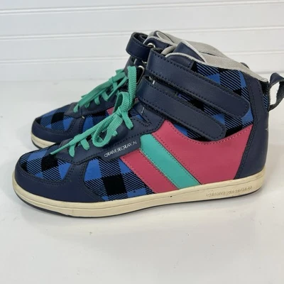 Creative Recreation Dicoco Hi Blue Plaid Pink Size 9L Preloved Shoes Sneakers - Image 1 of 4