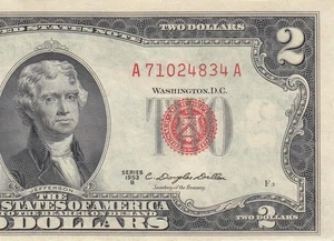 1953-B UNITED STATES NOTE TWO DOLLARS $2 "A" (( GEM UNC )) - Picture 1 of 6