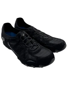 Skechers schwarze Lederbiker Damengröße 10 - Bild 1 von 8