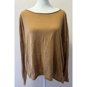EILEEN FISHER leichter Pullover Bio Leinen/Bio Baumwolle Gr. M - Bild 1 von 4