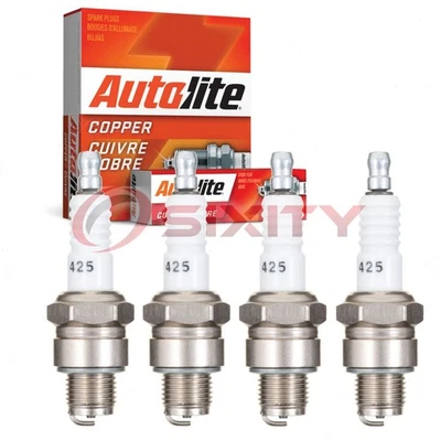 4 件 Autolite 铜芯火花塞适用于 1971 - 1980 年大众超级甲壳虫 bw — 第 1/4 张图片