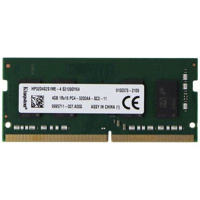 Kingston (4GB) DDR4 RAM PC4-3200AA (1Rx16) SO-DIMM 3200MHz (HP32D4S2S1ME-4) - Image 1 of 2