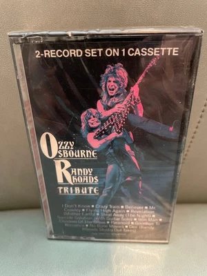 Sealed Ozzy Osbourne Randy Rhoads Tribute Cassette Tape Gold Stamp Promo - Image 1 of 4