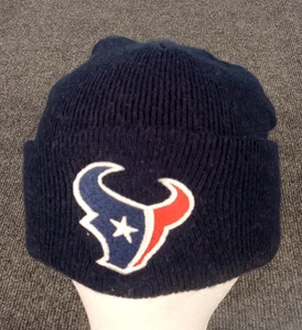 Houston Texans Beanie Mütze Bestickt One Size Vintage Einfarbig - Bild 1 von 8