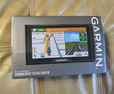 Garmin Drive 61 LM US Automotive Mountable Lifetime Maps USA Canada GPS Unit - Image 1 of 4