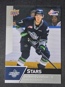 22-23 Upper Deck CHL Jordan Gustafson SP Stars 🚨🚨🚨 Vegas Golden Knights - Picture 1 of 2