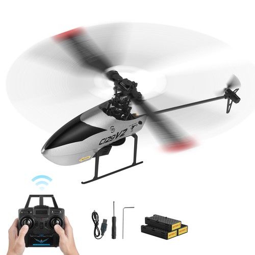RC Helicopter 4 Channel Remote Control Aircraft Toy 39 Min Flight Kids ...