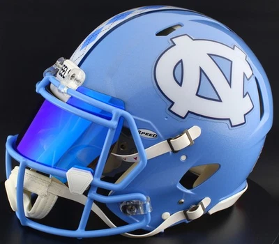 NORTH CAROLINA TAR HEELS NCAA Riddell Speed Full Size AUTHENTIC Football Helmet - Image 1 of 4