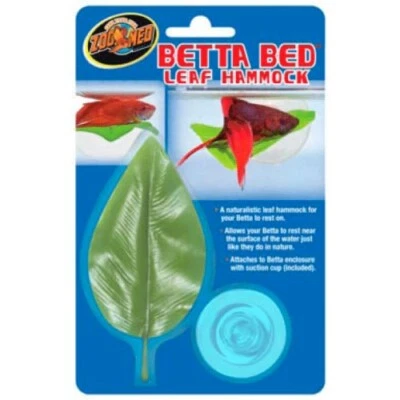 Zoo Med Betta Bed Leaf Hammock - Naturalistic Leaf for Fish to rest on - image 1 of 3