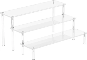 Acryl Display Riser, 3 Ebenen Parfüm Organizer Ständer, Klar Cupcake Ständer Halten - Bild 1 von 12