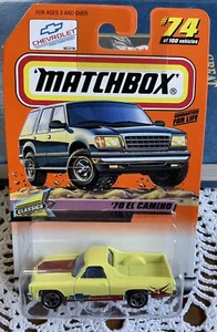 MATCHBOX  ‘70 EL CAMINO Classics 1999 Series NIB bx166-23 - Picture 1 of 5