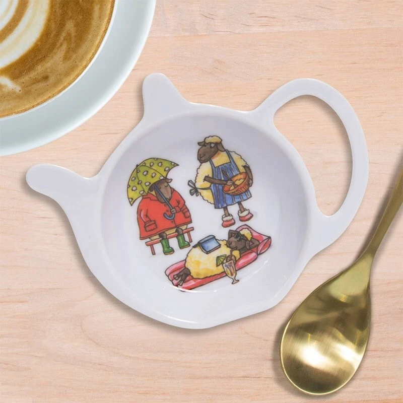 LEONARDO FUN SHEEP TEA BAG SPOON REST HOLDER