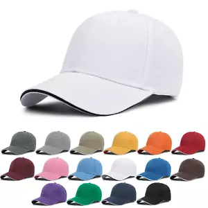 SANDWICH CAP 6 Panel Basecap Baseball Mütze Herren Damen Original Hat Kappe Hut - Bild 1 von 7