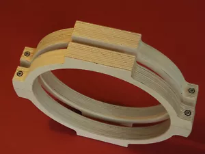 CLEAR SKIES TR-245B Telescope Tube Rings Birch Plywood 245mm, Rohrschellen Birke - Bild 1 von 6