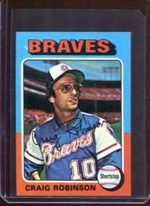 1975  Topps  MINI  Baseball  # 367   Craig Robinson   (NM-MT)  Near Mint to Mint