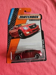 2014 Matchbox CADILLAC CTS COUPE Red 12/120 LITTLE BEND Adventure City - Picture 1 of 6
