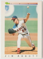 1992 Classic I #T1 Jim Abbott - California Angels