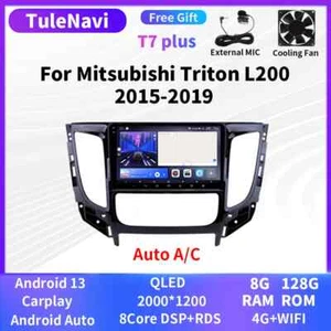 For Mitsubishi Triton L200 MT AT Car Radio Video Stereo Player Carplay Android - Picture 1 of 40