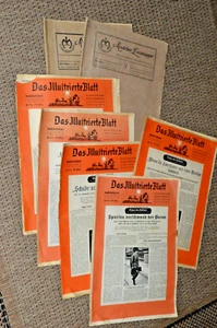 Moderne Lesemappe Frankfurter Illustrierte Quick Brigitte Neue Post Ill. Blatt - Bild 1 von 4
