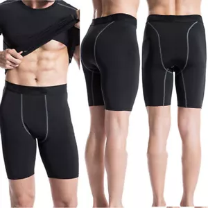 Men Compression Shorts Briefs Skin Base Layer Tight Gym Under Pants Sport Active - Picture 1 of 16