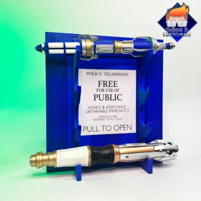 Doctor who-sonic Screwdriver Tardis display stand (11th-12th doctor era) - Image 1 of 3