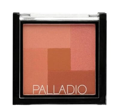 Rubor y bronceador de mosaico Palladio 2 en 1 maquillaje facial suave y sedoso prensado en polvo... Foto 1 de 4