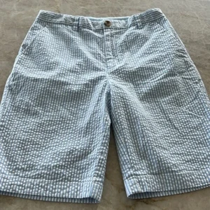 Vineyard Vines Seersucker Shorts Size 14 Boy Spring Summer Country Club Preppy - Picture 1 of 8