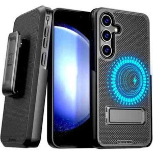 Rome Tech Hülle für Galaxy S24 Ultra S24+ & S24 Magsafe Holster Handy Gürtelclip - Bild 1 von 9
