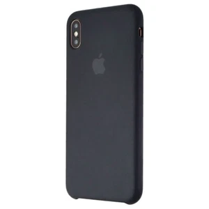 Official Apple Silicone Case for Apple iPhone Xs Max - Black (MRWE2ZM/A) - Picture 1 of 3