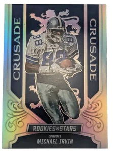 Michael Irvin 2023 Rookies & Stars CRUSADE Silver Prizm #CR-23 Dallas Cowboys - Picture 1 of 10