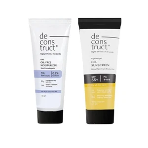 Deconstruct Hydration & Defense Combo: Oil-Free Moisturizer & Spf 55+ (50+50)gm - Picture 1 of 4
