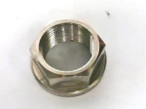 APRILIA SHIVER DORSODURO 2007 ON FRONT AXLE FLANGED NUT TITANIUM M25X1.5X10 R2D4 - Picture 1 of 1