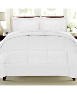 Sweet Home Collection Down Alternative 7-Pc. Comforter Set - QUEEN - White - Picture 1 of 3