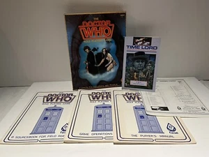 DOCTOR WHO RPG Role Playing Game (1985) - FASA #9001 - BOOKS UNMARKED/EXCELLENT - Picture 1 of 21