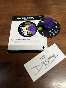 DC Heroclix Batman Team-Up Stop Sign (Indigo) S052 Special Object - Picture 1 of 1